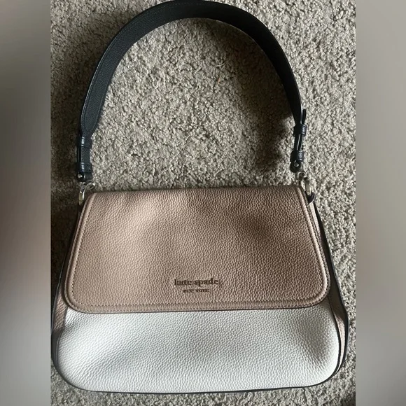 Kate Spade Tan and White Shoulder Bag - Picture 14 of 14